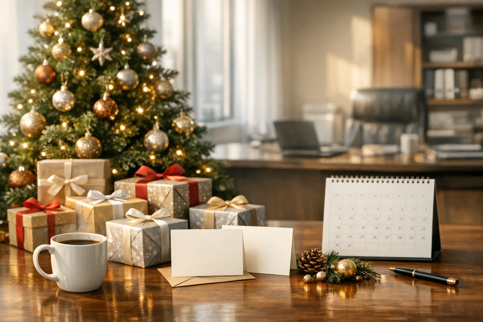 Kiedy daje się prezenty pod choinkę klientom i pracownikom?